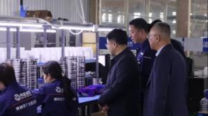 市委常委、副市長潘開名一行深入宅男免费观看视频軸承調研 助推製造業高質量發展